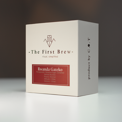 The First Brew: Rwanda Gateko [Drip Bag Coffee]
