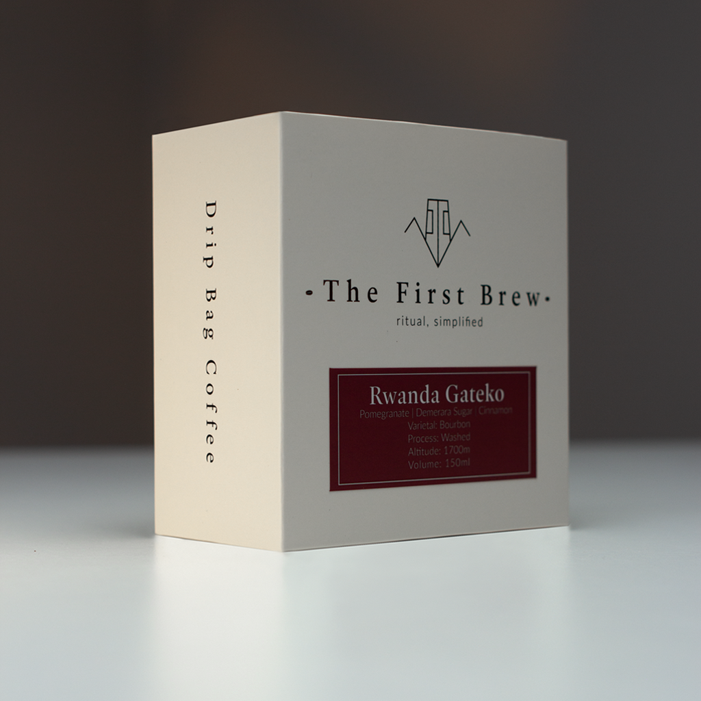 The First Brew: Rwanda Gateko [Drip Bag Coffee]